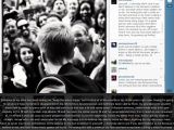 Justin Bieber’s original post, with the Lindsay Lohan diss