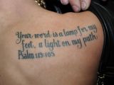 Justin liked the Bible so much that he even tattooed a psalm on his shoulder