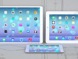 iPad Pro mockup next to existing models