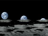 Earthset; the time interval between the first shot image (left) and the last image (right) is of 70 seconds