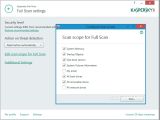 Customize the scan cope for scheduled tasks
