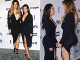 Sister rivalry for who’s got the bigger curves: Khloe and Kim Kardashian