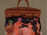 Kanye West had this obscene Birkin bag custom made for Kim Kardashian