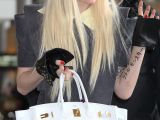 Lady Gaga took a sharpie to her all-white Birkin bag