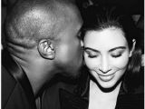 Husband Kanye West plants a sweet kiss on Kim Kardashian’s cheek