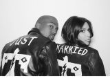 Kanye West and Kim Kardashian show off custom made leather jackets