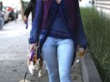 Mischa Barton does the hippie look, with matching boots