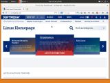 The web browser of Korora 21 GNOME Edition