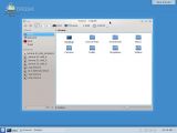 The default file manager of Korora 21 KDE Editon