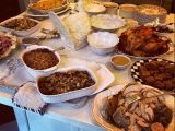 The generous Thanksgiving spread at Kris Jenner’s house