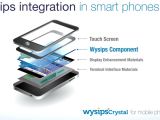 Wysips Crystal panel integration in Kyocera's next phone