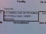 LG Optimus One "Skype Edition" price - Koodo Mobile internal document