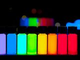 Quantum Dots with gradually stepping emission