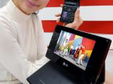 DTV-enabled LG Lotus and the LG DP570MH portable DVD player