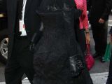 Lady Gaga rocks gravity-defying shoes and the witchy look