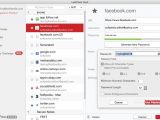 LastPass: You saved sites will be visible in the Sites menu, and from within the same menu you can also  generate new and strong passwords