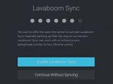Key pair can be saved on Lavaboom servers