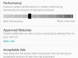 Performance options in Ad-Aware Web-Companion