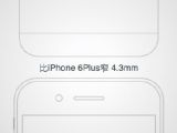 LeTV One Pro thickness comparison against iPhone 6 Plus