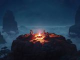 League of Legends campfire wallpaper