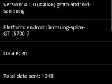 Android 2.1 for Samsung Galaxy Spica