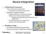 Leaked BlackBerry 6 Developer presentation