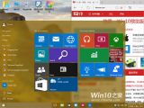 Windows 10 build 10102 Start menu