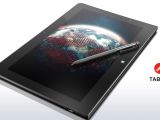 Lenovo ThinkPad Helix 2 in tablet mode with pen