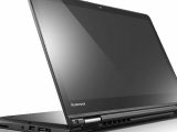 Lenovo ThinkPad Yoga 14 shown in tent mode