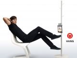 Kutcher showing Lenovo Yoga 2 modes of use