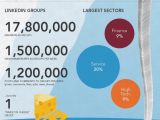 The LinkedIn 100 million users infographic - part 5