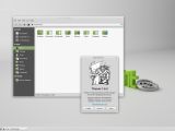 Linux Mint 17.1 "Rebecca" Xfce file manager