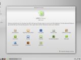 Linux Mint Debian Edition 2: The Welcome screen