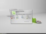 Linux Mint Debian welcome screen