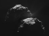 This photo of the comet was taken by the Rosetta spacecraft