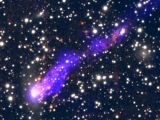 X-ray/Optical composite image of the ESO 137-001 galaxy