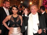 Richard Lugner and his date Kim Kardashian, at the Vienna Opera Ball in 2014
