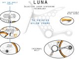 The Lune 3D printed bike components