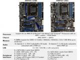 MSI 990FXA-GD80 and 990FXA-GD65 AM3+ motherboards side to side