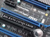 MSI Bing Bang Conqueror AM3+ Bulldozer motherboard PCIe slots