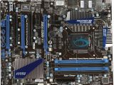 MSI Z68A-GD80 Intel Z68 based motherboard - Top view