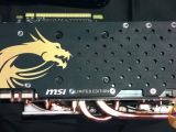 MSI GeForce GTX 970 Gold, back view