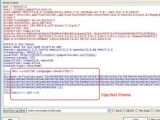 Obfuscated JavaScript code injected into MSN Canada page