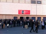 Outside the Sony Mobile MWC 2012 conference venue