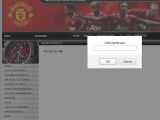 Manchester United's official site contains an XSS vulnerability