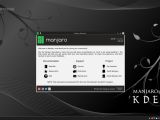 Manjaro KDE 0.9.0 Pre3 welcome screen