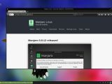 The Firefox web browser viewing the Manjaro Linux 0.8.12 accouncement