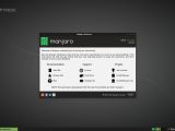 Manjaro Xfce 0.8.12 RC1 welcome screen