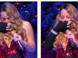 Mariah Carey seems to break down on stage during Christmas Is You: A Night of Joy and Festivity concert