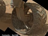 Damage on Curiosity's wheels is prompting concerns at JPL